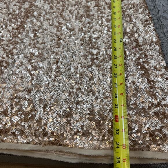 Talbots Women’s Silk Sequin Sleeveless Dress in Gold ~ 10P ~ - Picture 14 of 14